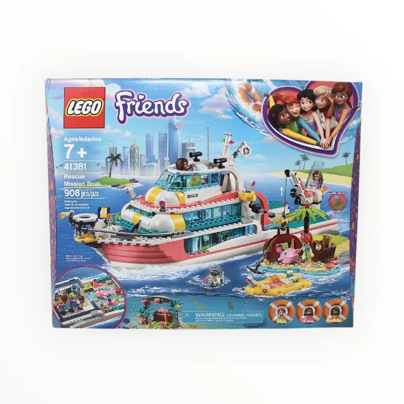 Retired Set 41381 Friends Rescue Mission Boat (damaged box)