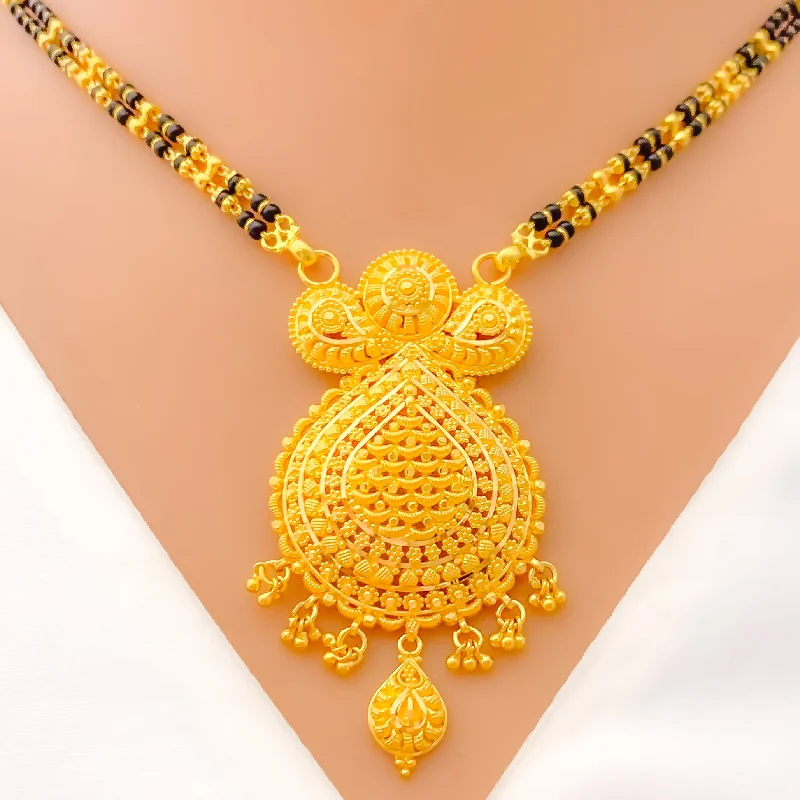 Noble Majestic Bold Drop 22k Gold Mangal Sutra