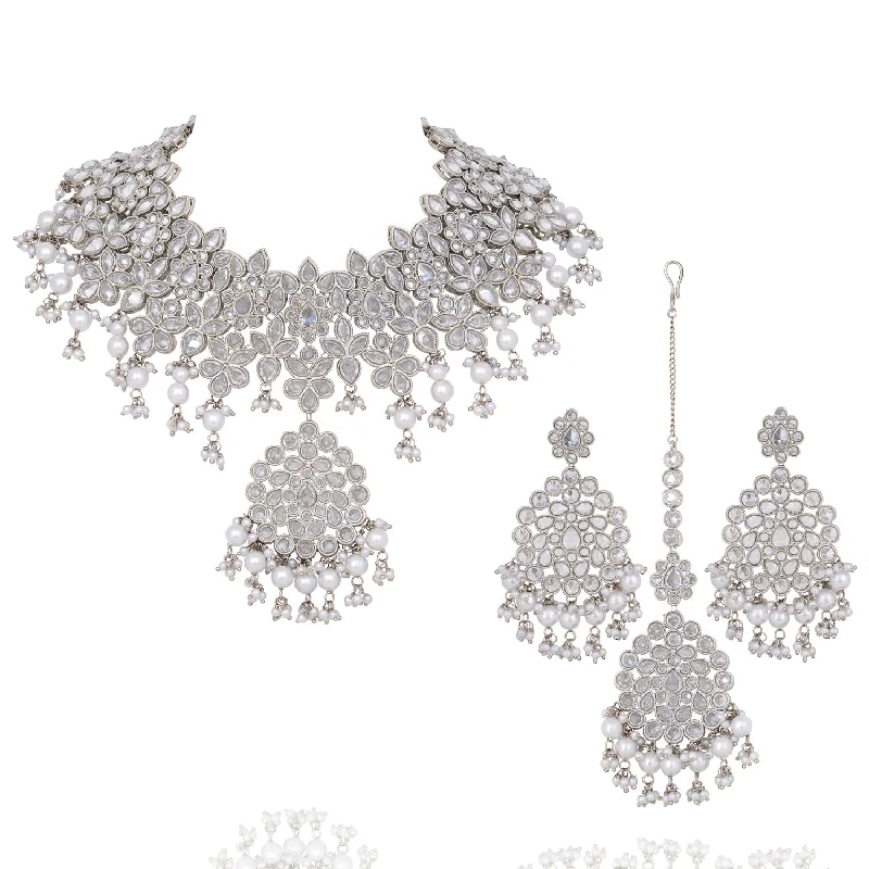 Damini Set - Silver