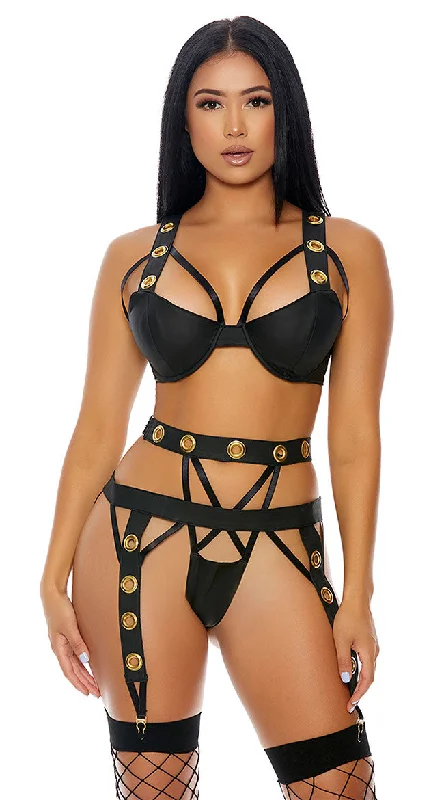 Caged Babe Bra Set