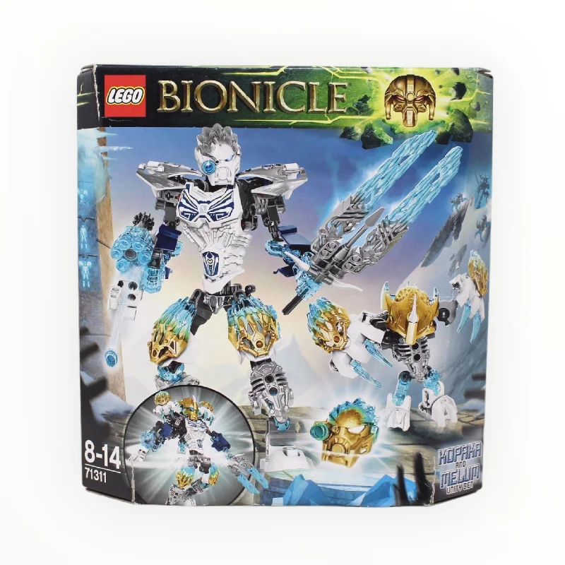 Retired Set 71311 Bionicle Kopaka and Melum Unity Set (damaged box)