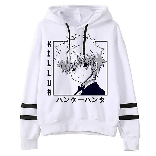 Graphic Printed Hoodies with Anime Logo