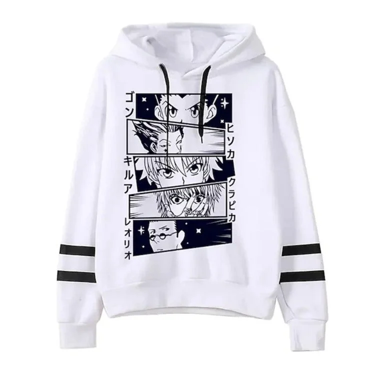 Graphic Printed Hoodies with Anime Logo