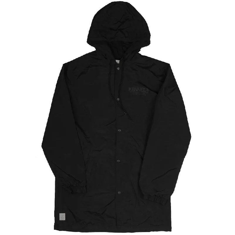 KENNEDY MFG EXTENDED COACHES JACKET BLACK - 16222T