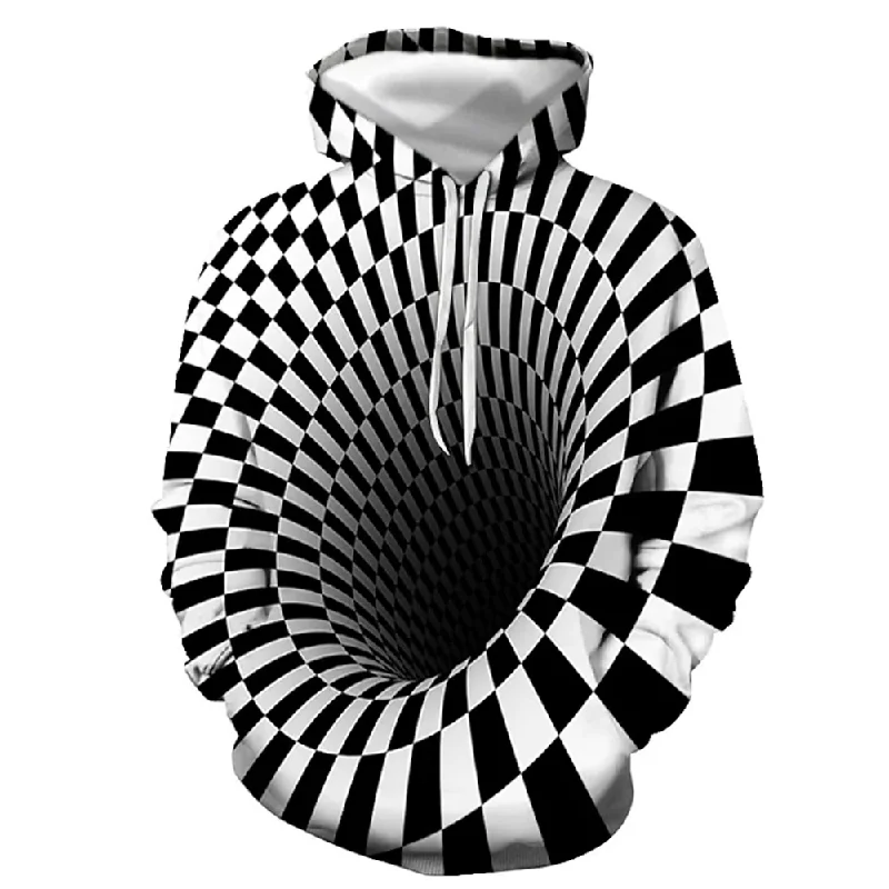 3D Print Hoodies with Checkerboard Print