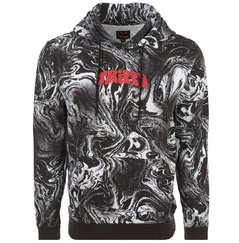 NAVY YARD HOODIE TRIPPY BLACK NFKT-2207