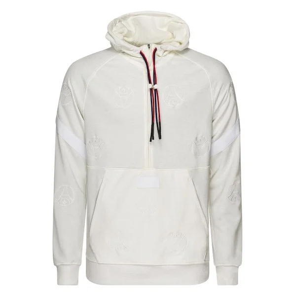 Nike Paris Saint-Germain Dri-Fit 1/2 Zip Hoodie (Sail/White)