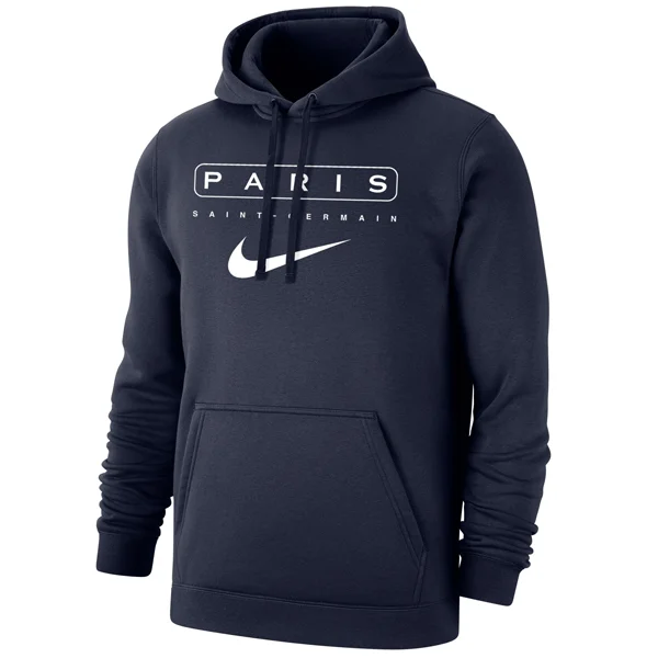 Nike Paris Saint-Germain Fleece Hoodie (Navy)