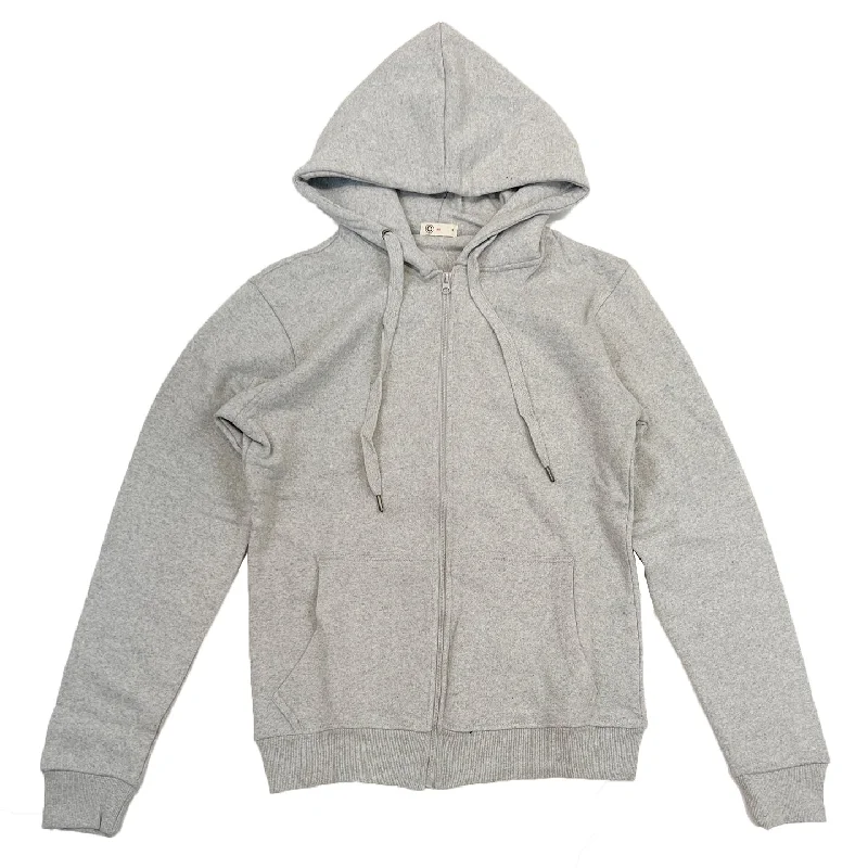 Octagon Fleece Zip-up Hoodie (Grey)