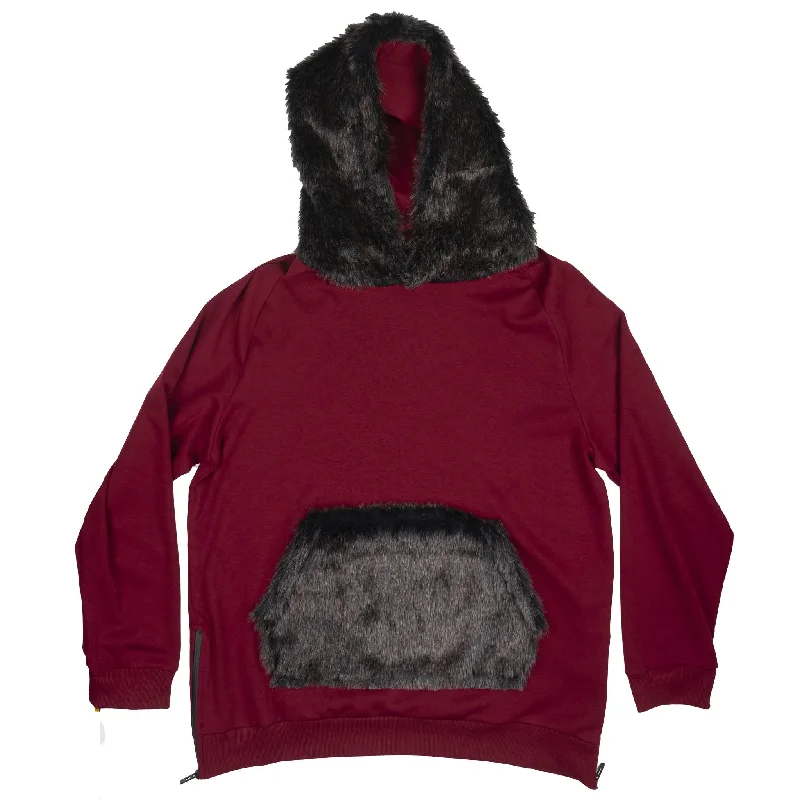 RIFLESSI MENS HOODIE BURGUNDY - MJT-72