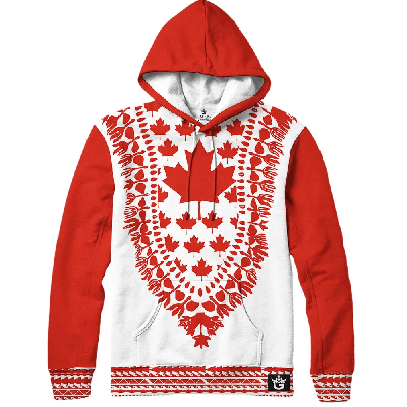 TMMG Luxury Inspired Canada Old Flag Dashiki Hoodie