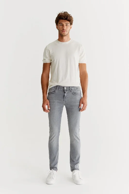 Leo Wellflex 5 Pocket Jeans Light Grey