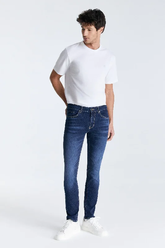 Ray 5 Pocket Jeans Deep Blue