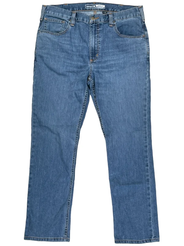 Mens Rugged Flex Straight Fit Tapered Leg Jean