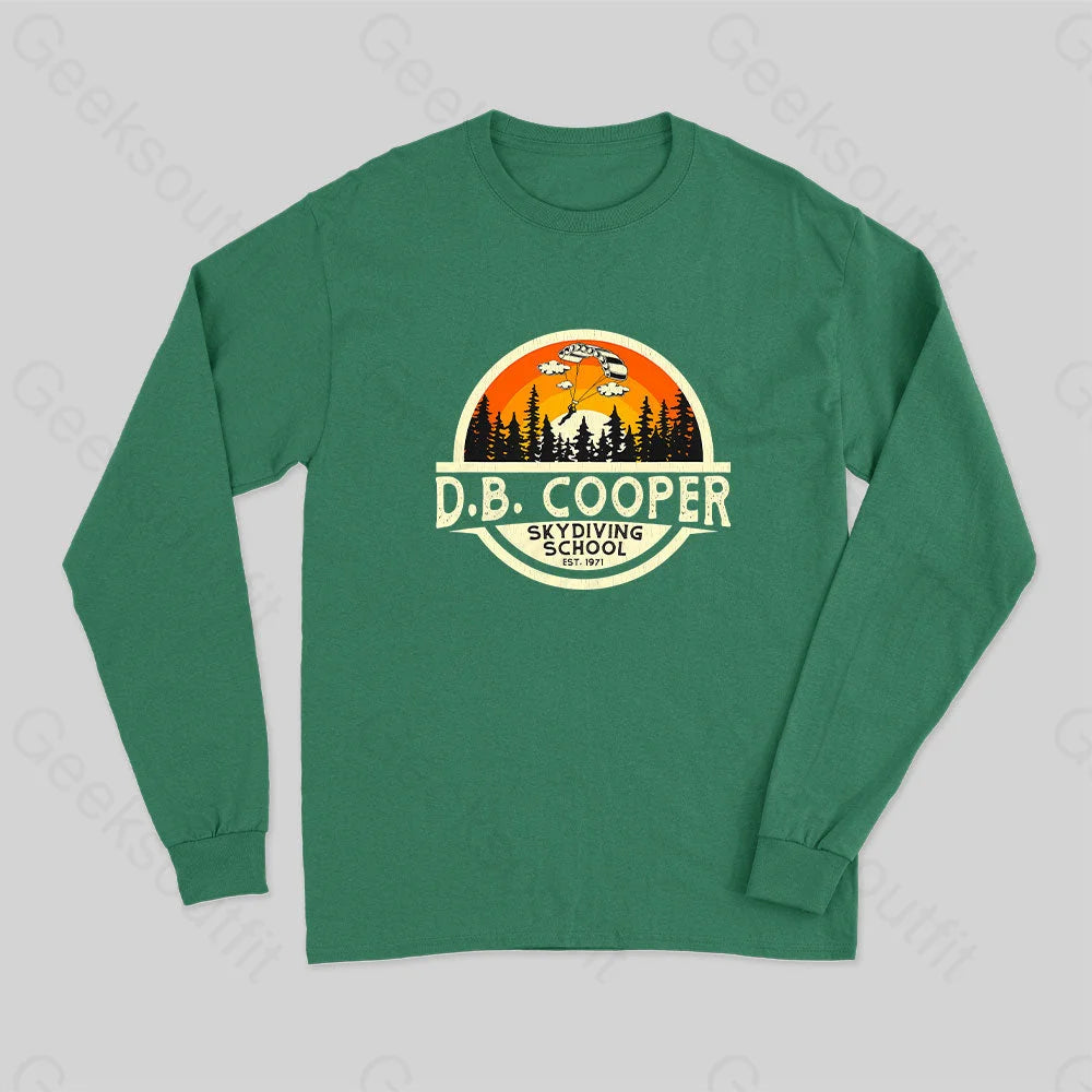 D.B. Coopers Skydiving School Portland Oregon Long Sleeve T-Shirt