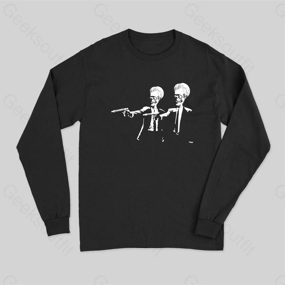 Mars Attacks Tim Burton Pulp Fiction Long Sleeve T-Shirt