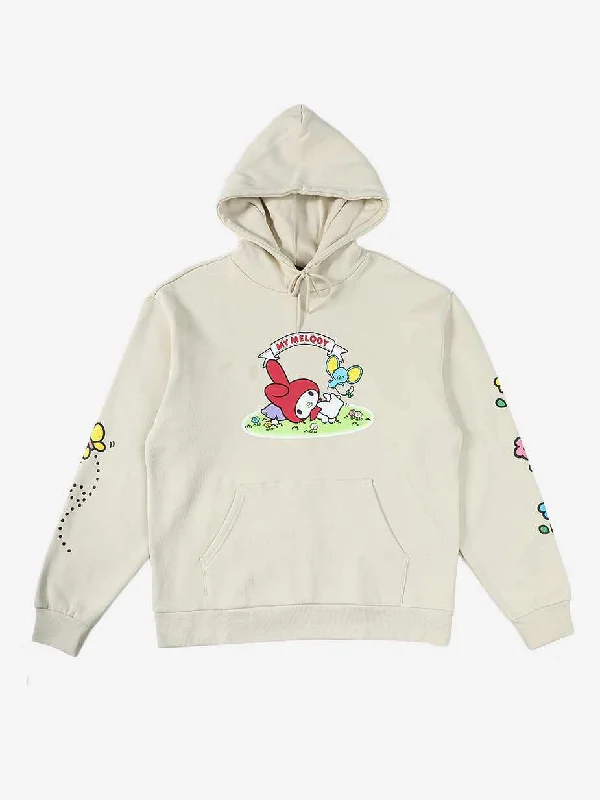 My Melody Garden Party Puff Print Hoodie