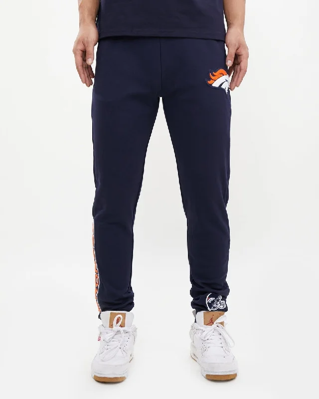 NFL DENVER BRONCOS CLASSIC CHENILLE MEN'S JOGGER (MIDNIGHT NAVY)