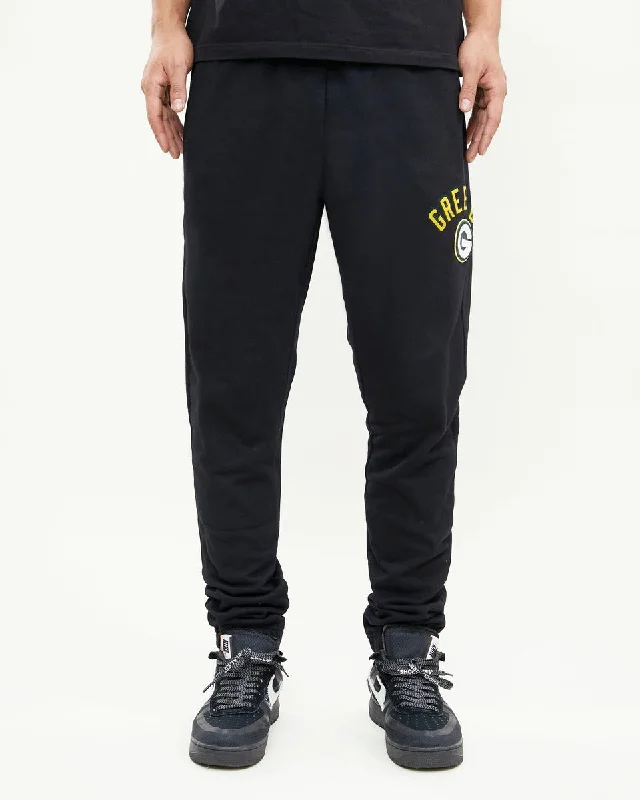 NFL GREEN BAY PACKERS CLASSIC MEN'S SWEATPANT (BLACK)