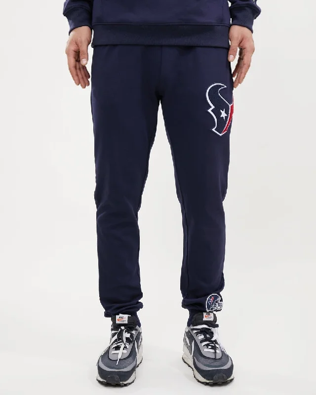 NFL HOUSTON TEXANS CLASSIC CHENILLE MEN'S JOGGER (MIDNIGHT NAVY)