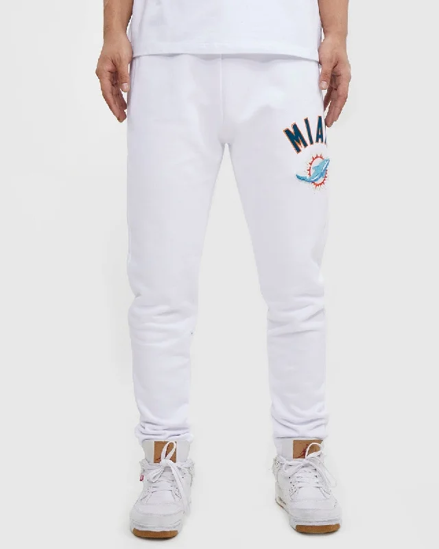 NFL MIAMI DOLPHINS CLASSIC MEN'S SWEATPANT (WHITE)