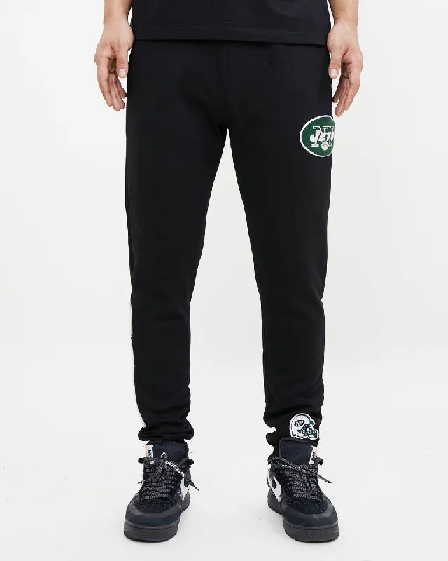 NFL NEW YORK JETS CLASSIC CHENILLE MEN'S JOGGER (BLACK)