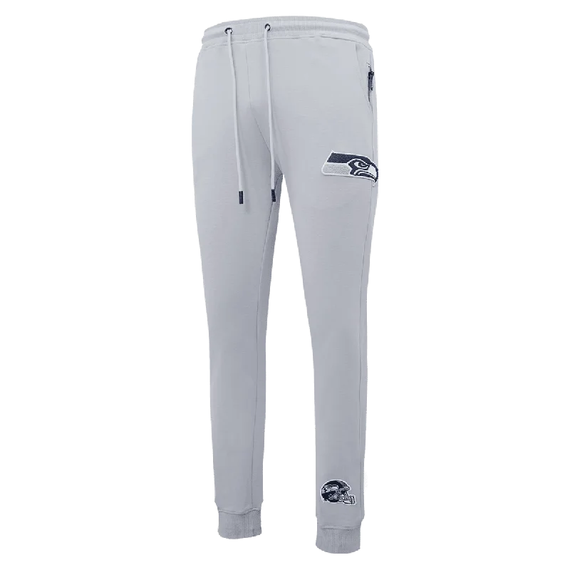 NFL SEATTLE SEAHAWKS CLASSIC CHENILLE MEN'S JOGGER (GRAY)