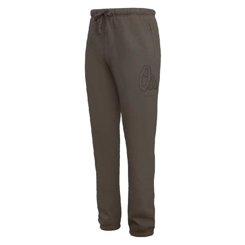 MLB BALTIMORE ORIOLES NEUTRAL MEN'S SWEATPANT (DARK TAUPE)