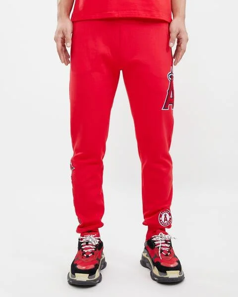 MLB LOS ANGELES ANGELS CLASSIC CHENILLE MEN'S JOGGER (RED)