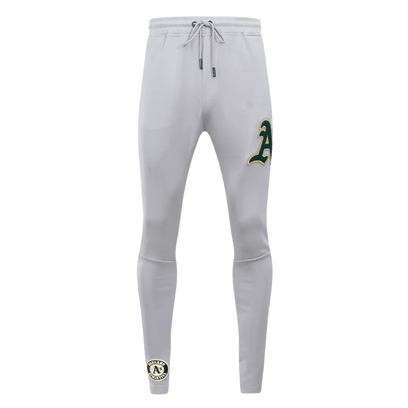 MLB OAKLAND ATHLETICS CLASSIC MEN'S TRACK PANT (GRAY)