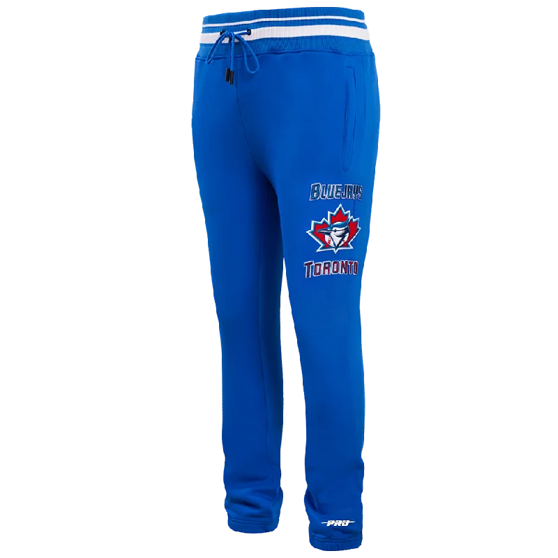 MLB TORONTO BLUE JAYS RETRO CLASSIC MEN'SS RIB SWEATPANT (ROYAL BLUE)