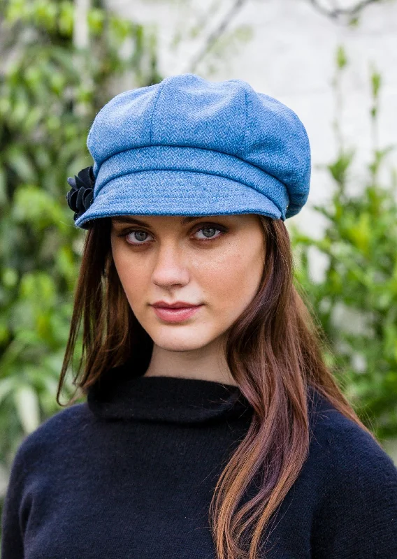 Mucros Blue Newsboy Cap