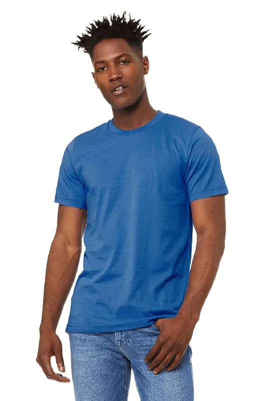 Bella + Canvas Mens Jersey Short Sleeve Crewneck T-Shirt - Columbia Blue