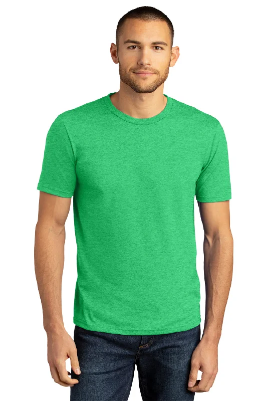 District Mens Perfect DTG Short Sleeve Crewneck T-Shirt - Green Frost