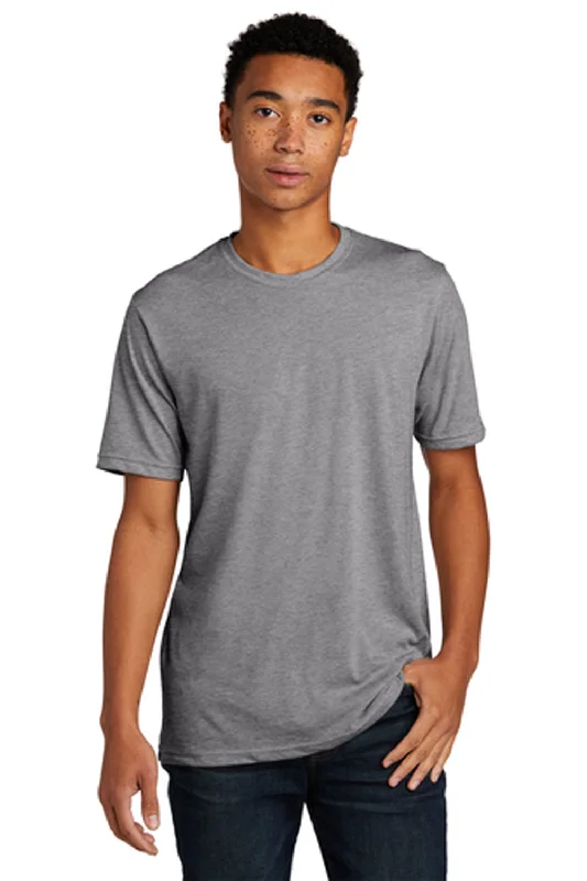 Next Level Mens Jersey Short Sleeve Crewneck T-Shirt - Heather Grey