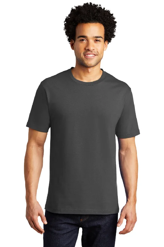 Port & Company Mens Bouncer Short Sleeve Crewneck T-Shirt - Coal Grey