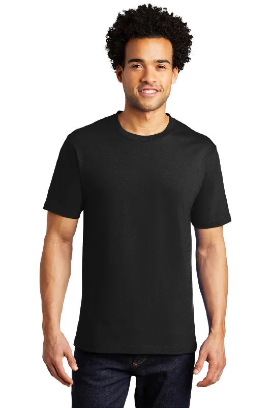 Port & Company Mens Bouncer Short Sleeve Crewneck T-Shirt - Deep Black